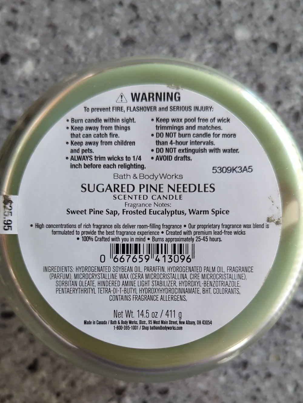 Used Candle Bundle Set of 3 Bath & Body Works + Mrs. Meyer's Clean Day